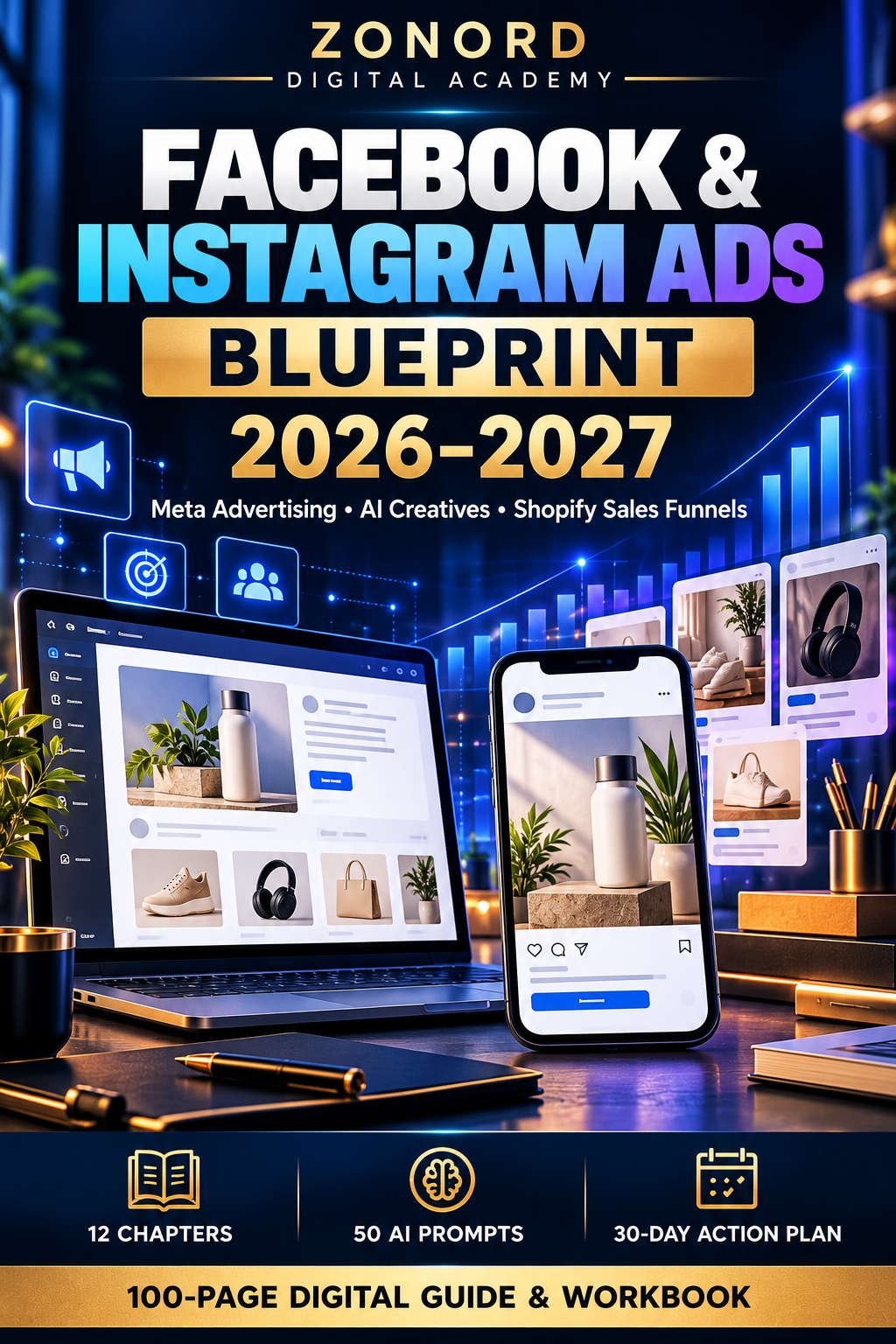 Facebook & Instagram Ads Blueprint 2026–2027 | Meta Ads, AI & Shopify Guide