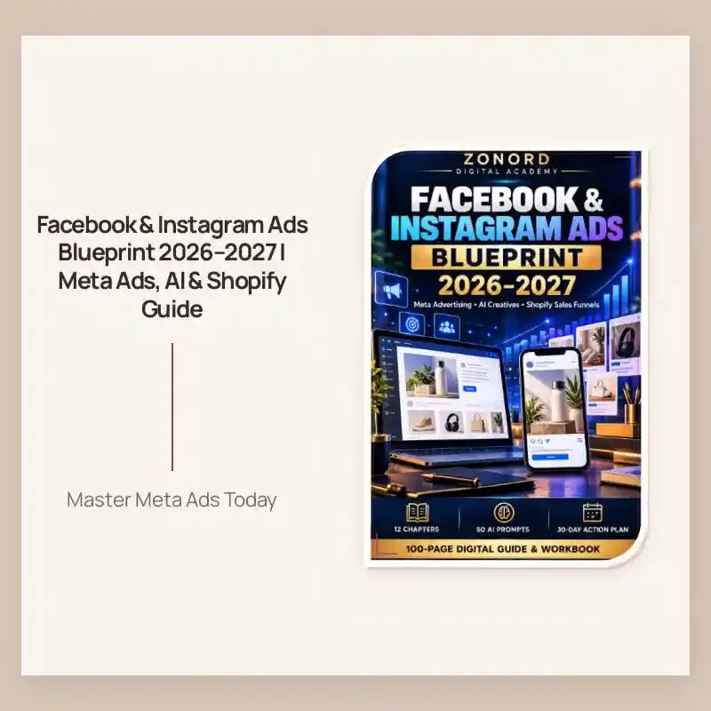 Facebook &amp; Instagram Ads Blueprint 2026&ndash;2027 | Meta Ads, AI &amp; Shopify Guide by@Outfy