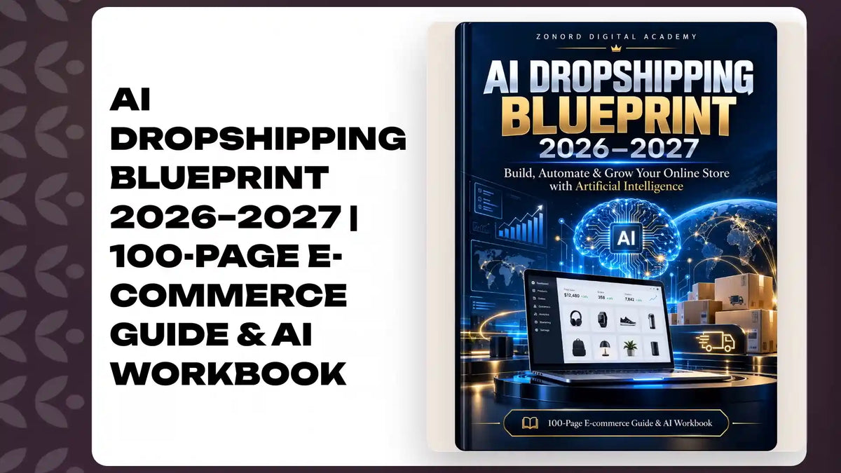 AI Dropshipping Blueprint 2026&ndash;2027 | 100-Page E-commerce Guide &amp; AI Workbook by@Outfy