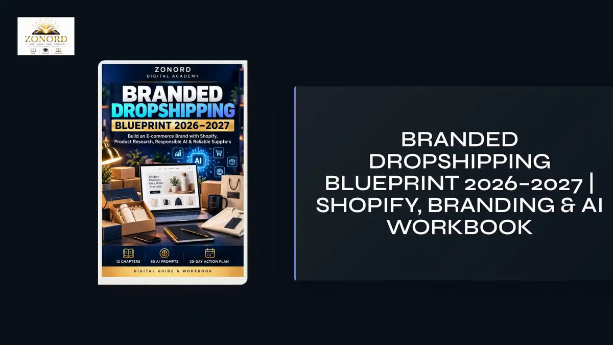 Branded Dropshipping Blueprint 2026&ndash;2027 | Shopify, Branding &amp; AI Workbook by@Outfy